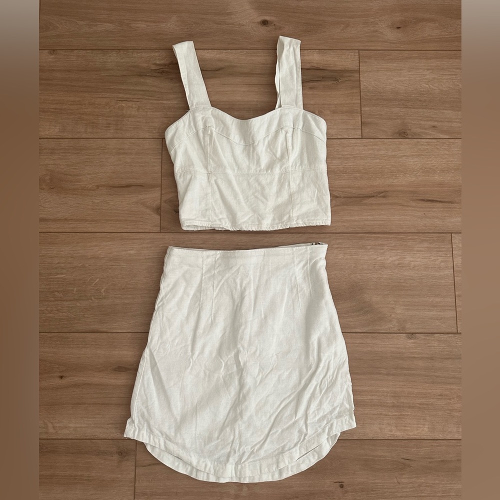 White Abercrombie & Fitch Linen Set